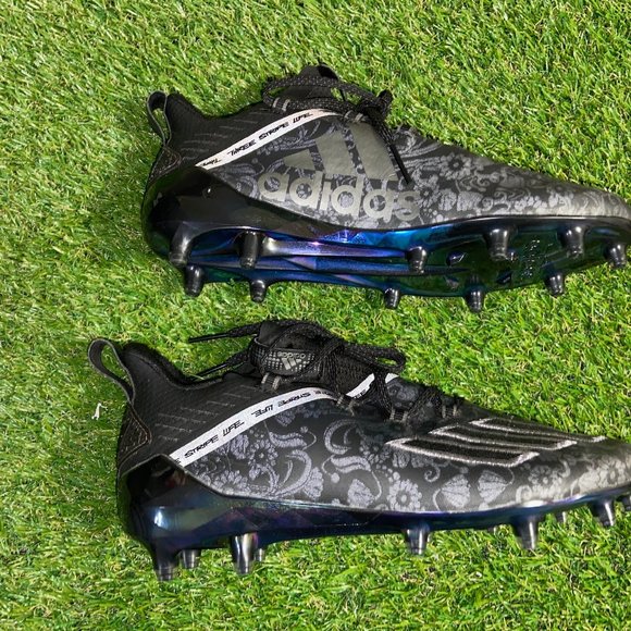 Adidas Adizero Young King EH2723 Floral Black Football Cleats Men’s Size 8.5 NEW main image 7
